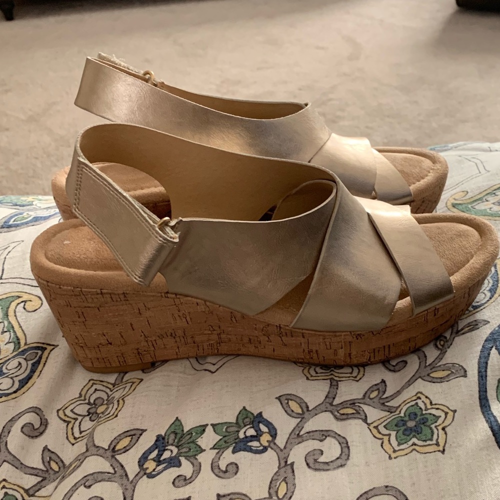 Chinese Laundry Cork Wedges